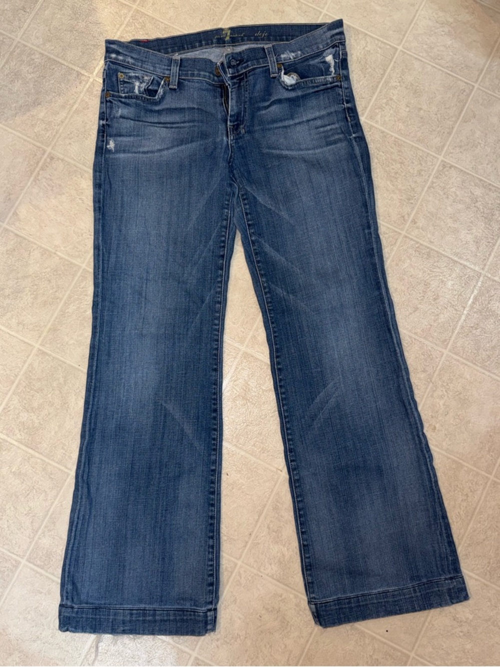 7 For All Mankind dojo Dark Blue womens Jeans